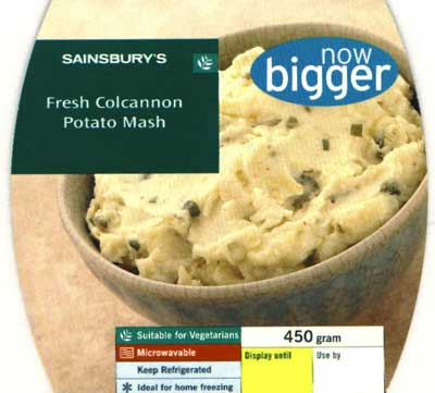 Sainsburys Colcannon